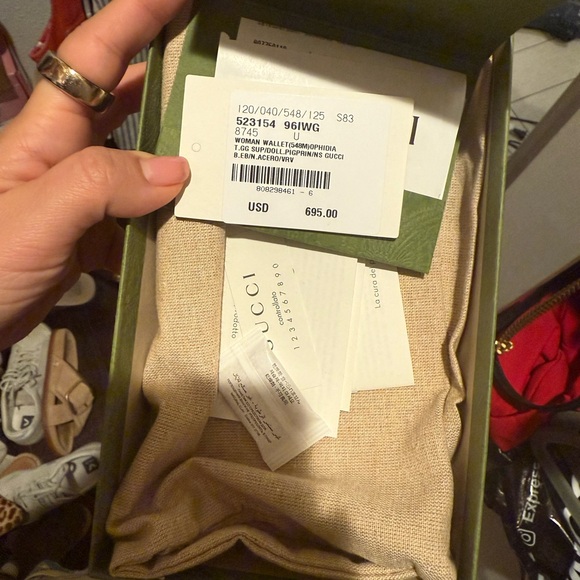 Gucci Ophidia GG Supreme Canvas Zip Wallet - Picture 6 of 7